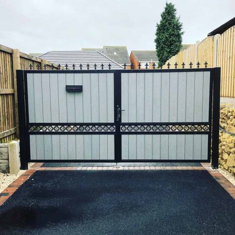 Metal Framed Gate Images | Metal Gates Wakefield